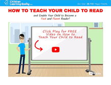 Tablet Screenshot of childrenlearningreading.org